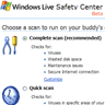 Launch Windows Live Safety Scanner