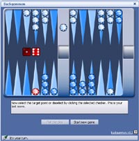 backgammon for msn messenger