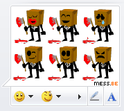 Bloody Windows Live Messenger emoticons