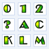 lush lime msn emoticon font