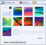 dark abstract backgrounds for MSN Messenger
