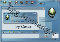 egg messenger skin for msn messenger 7.0.0632