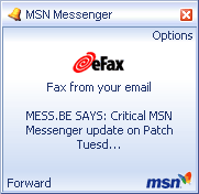 msn messenger alerts