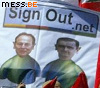 sign out syria, MSN Messenger parody