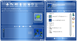 wave 11 glass msn messenger skin 7.5