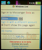 windows live messenger for mobile browsers