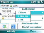 windows mobile 6 windows live messenger