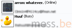 detailed contact list in Windows Live Messenger Beta 8.0.0562