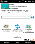 Windows Live panel for Sony Xperia
