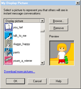 my msn display picture