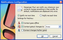popup notifications