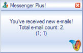 messenger plus pop3 e-mail