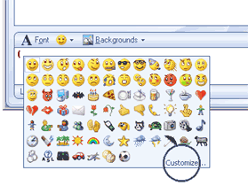 emoticons quicklist