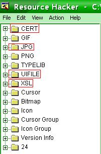 resource hacker sidebar